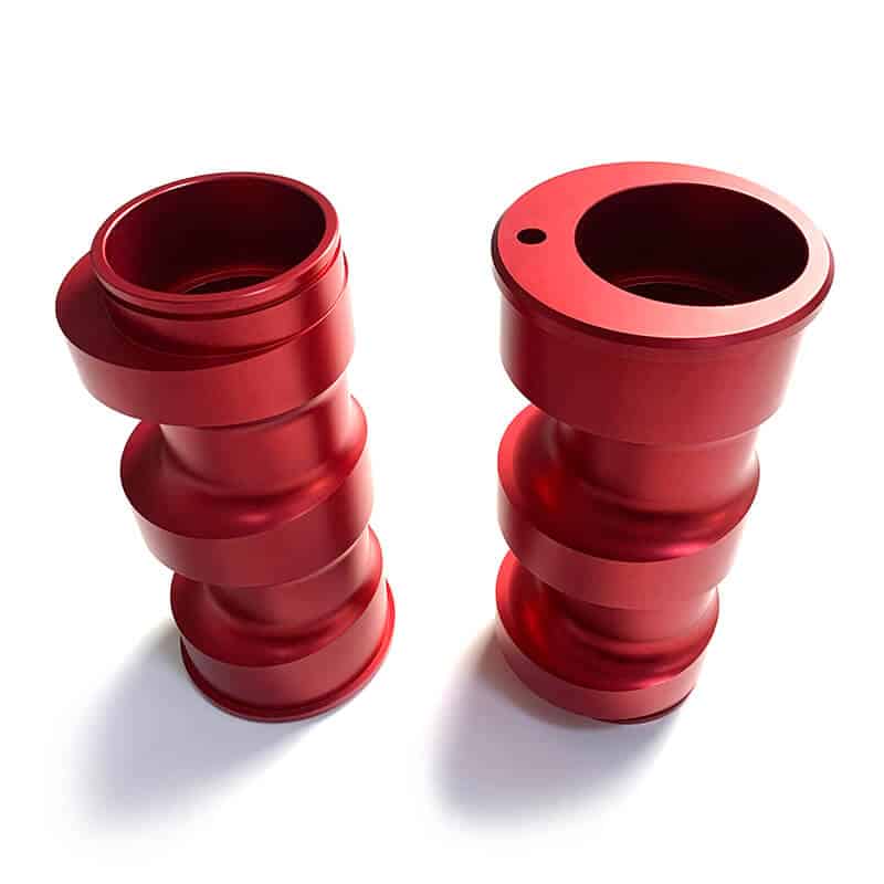 Custom Oxidized Aluminum CNC Turning Components