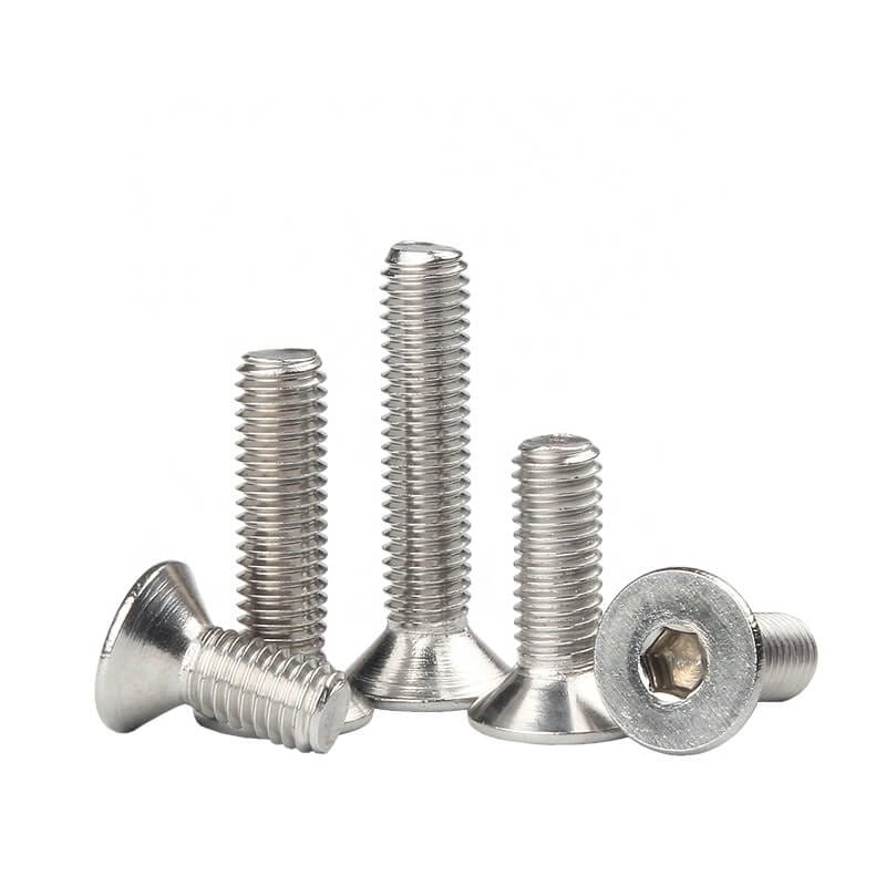 Custom DIN7991 Hex Socket Countersunk Head Screws