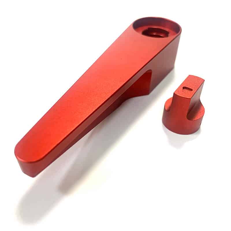 Red Anodize Aircraft Components